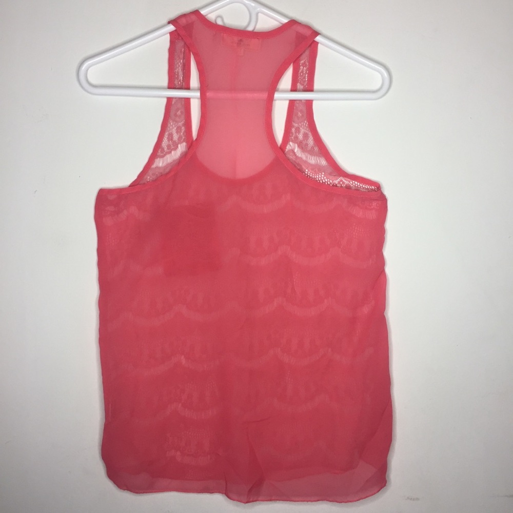 Iris Basic Small Pink Racerback Tanktop - Picture 4 of 4